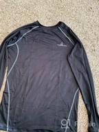 img 1 attached to Thermajohn Men'S Long Sleeve Compression Shirt: Cool Dry Baselayer For Running & Workout! review by Raysean Forth