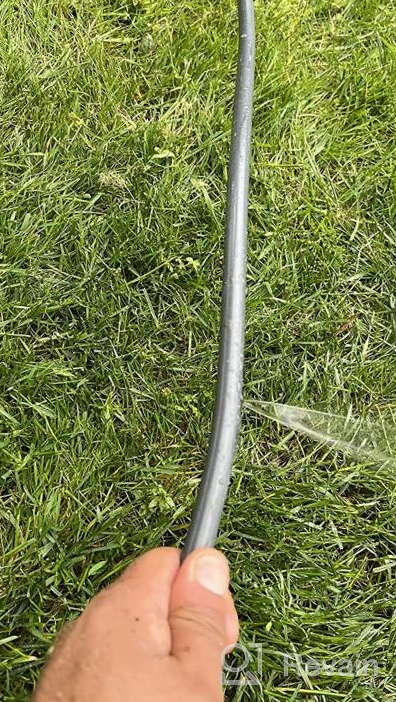 img 1 attached to Flexible Power Washer Hose - Heavy Duty 50 FT X 1/4", 3200 PSI, Kink Resistant, M22-14Mm X 3/8" Quick Connect, Perfect Replacement Hose For Your Pressure Washer review by Keisha Dessie