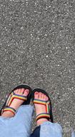 img 1 attached to Stylish and Durable: Teva 👟 Hurricane Little Rainbow Black Boys' Shoes review by Brent Saake