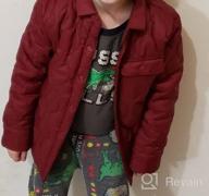 img 1 attached to 🧥 Quilted Shirt Jacket for Boys with Sherpa Lining - Amazon Essentials review by Marc Burke