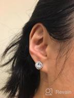 img 1 attached to SBLING Platinum Plated Earrings: Exquisite Swarovski Crystal Jewelry for Girls review by Brandi Walker