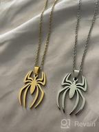 img 1 attached to Stainless Steel Lightweight Spiderman Spider Pendant Necklace - Charm Jewelry for Kids, Women, Boys, Girls - RZCXBS review by Andy Tran