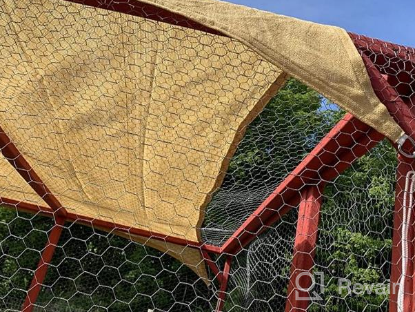 img 1 attached to SUNLAX Sun Shade Sail, 12'X16' Grey Rectangle Canopy Shades For Outdoor Patio Pergola Cover Sunshade Sails UV Blocking Canovas Covers review by Steve Douglas