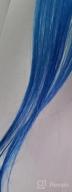 img 1 attached to Clip In Colored Hair Extensions 100% Real Human Hair 18 Inch, Lake Blue Hair Extensions Clip In Human Hair, Straight Hair Hairpieces Highlights Clip In Hair Extension For Kids Girls Women 6 Pieces review by Erin Lowe