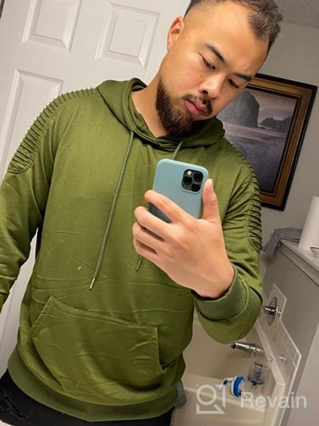 img 1 attached to 🏋️ COOFANDY Men's Active Athletic Workout Sweatshirt Pullover review by Justin Ewing