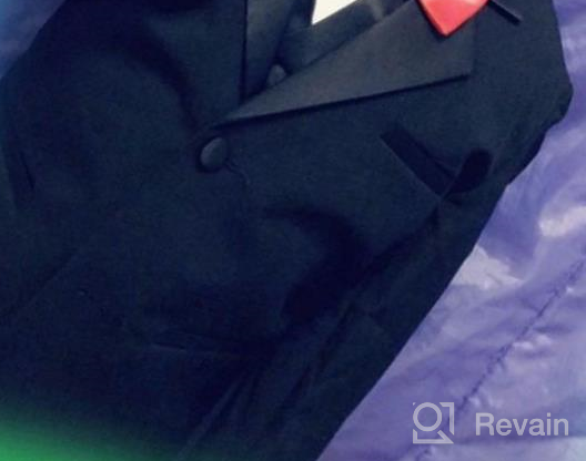 img 1 attached to 👔 Stylish and Sophisticated: OLIVIA KOO Boys Classic Tuxedo for Boys' Clothing review by Benjamin Saric