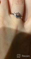 картинка 1 прикреплена к отзыву Серебряное кольцо с красивым цирконом для свадьбы BORUO от Brian Thao