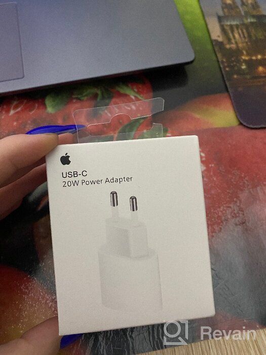 img 1 attached to Mains charger Apple MHJE3ZM/A, 20 W, white review by Eunu Cha