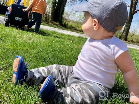 img 1 attached to Hard Soled Leather Baby Moccasins With Tassel Design For Boys And Girls - Hongteya Crib And Toddler Shoes review by Ari Tanner