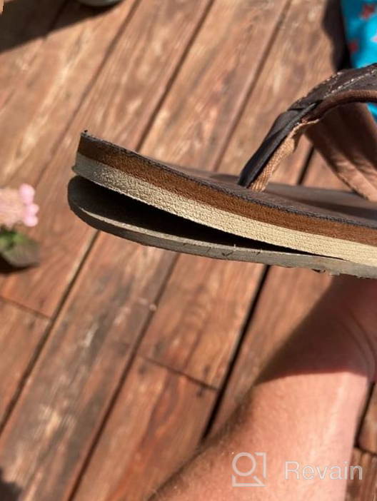 img 1 attached to Quiksilver Flip Flop Tan Pattern_1 Carver Nubuck review by Michael Herrera