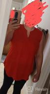 img 1 attached to Newchoice Womens Tank Tops V Neck Sleeveless Summer Shirts Loose Casual Tops Blouse review by Spliff Sinha