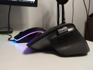 img 3 attached to 🖱️ Logitech MX Master Wireless Mouse: High-Precision Sensor, Easy-Switch up to 3 devices, Meteorite Black review by Fery Buana ᠌