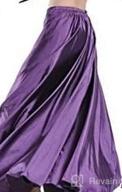 img 1 attached to US0-14 MUNAFIE Belly Dance Satin Skirt: Shiny & Fancy For Arabic Halloween! review by Marvin Perry