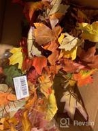 img 1 attached to Add A Touch Of Autumn With Lvydec'S 2 Pack Maple Leaf Fall Garlands - Perfect For Home Decor, Weddings, Parties And Thanksgiving review by William Sanchez