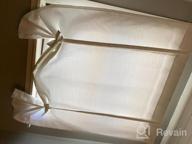 img 1 attached to Thermal Insulated Tie-Up Window Shade Curtain In Elegant Beige, 42"W X 63"L, 1 Panel - By H.VERSAILTEX, Ideal For Small Windows review by Rhonda Young