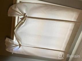 img 7 attached to Thermal Insulated Tie-Up Window Shade Curtain In Elegant Beige, 42"W X 63"L, 1 Panel - By H.VERSAILTEX, Ideal For Small Windows