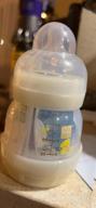 img 1 attached to MAM Easy Start Anti Colic 5 Oz Baby Bottle, Easy Switch Between Breast And Bottle, Reduces Air Bubbles And Colic, 2 Pack, Newborn, Matte/Boy review by Debbie Black