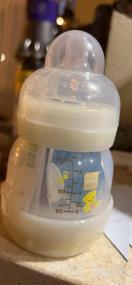 img 8 attached to Детская бутылочка MAM Easy Start Anti Colic 5 унций, легкое переключение между грудью и бутылочкой, уменьшает количество пузырьков воздуха и колики, 2 упаковки, новорожденный, матовая/мальчик