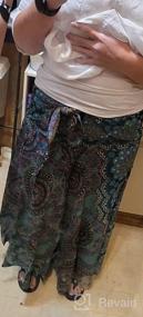 img 6 attached to Женские длинные юбки в стиле бохо - богемная летняя макси-юбка в стиле хиппи для женщин