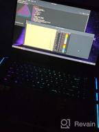 картинка 1 прикреплена к отзыву Охлаждающая подставка для ноутбука TopMate C11 — 6 тихих вентиляторов, кулер для игрового ноутбука с RGB-подсветкой, регулируемая высота и держатель телефона для ноутбуков с диагональю 15,6–17,3 дюйма — светодиодная подсветка синего цвета от Chris Russell