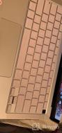 img 1 attached to MOSISO Keyboard Cover Compatible With MacBook Air 13 Inch 2022 2021 2020 Release A2337 M1 A2179 Retina Display With Touch ID Backlit Magic Keyboard, Waterproof Protective Silicone Skin, Rose Quartz review by Shane Jenkins