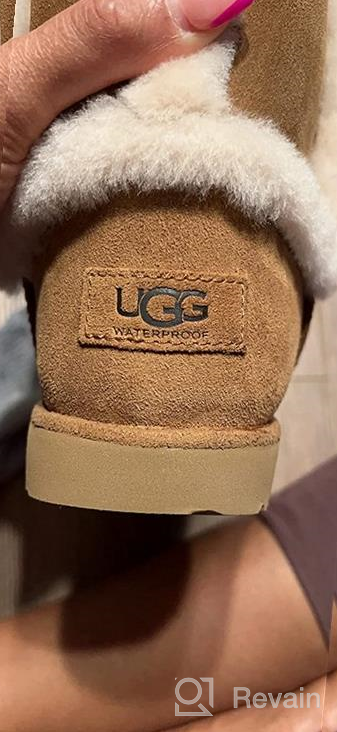 img 1 attached to 👢 Stylish and Waterproof UGG Kids' Hadley II Tall Boot – Ultimate Protection and Style for Little Feet review by Rodney Nelson