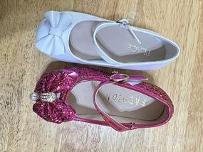 img 6 attached to 👑 Captivating Sparkle Princess Party Girls' Shoes for Flats: Perfect for Girls' Adorable Occasions