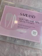 img 1 attached to Saviland Soft Gel Nail Tip Almond - Complete Kit For A Perfect Salon-Quality Look review by Bryan Gibbons