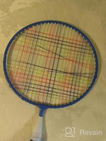 img 5 attached to Ultimate Fun For Kids: Durable Badminton Racket Set With Table Tennis - Perfect For Indoor And Outdoor Sports