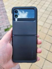 img 6 attached to 🌟 Spigen Air Skin Galaxy Z Flip 3 Case (2021) - Black: Ultimate Protection and Elegance