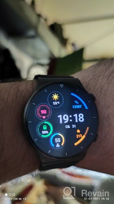 img 1 attached to Black HUAWEI Watch GT 2 Pro Smartwatch with 1.39-Inch AMOLED Touchscreen, GPS, Heart Rate Tracker, Waterproof, Bluetooth Calls, and 14-Day Battery Life for Android; Blood Oxygen Monitor Included review by Ada Marciniak ᠌