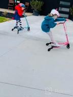 картинка 1 прикреплена к отзыву Детский светодиодный самокат Swing Wiggle с тремя колесами, дрейфующим спидером и регулируемым рулем - быстро складывающаяся конструкция для детей в возрасте от 3 до 10 лет от Jaime Bustamante