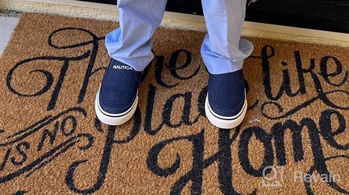 img 1 attached to 👟 Nautica Akeley Brown Boys' Casual Canvas Sneaker Shoes for Sneakers: A Stylish Choice review by Markus Calderon