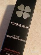 img 1 attached to iMethod Eyebrow Stamp Kit with Stencil - Brow Stamp Refill Pomade, Black Brown review by Nick Howard