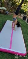 img 1 attached to Multi-Purpose Inflatable Air Gymnastics Mat With Electric Pump - Perfect For Cheerleading, Yoga, Beach, And Home Training. Available In 10/13Ft Length And 4-Inch Thickness review by Daniel Tonini