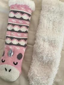 img 4 attached to 🧦 Пушистые теплые носки Furry Babba Cozy Critter для старших девочек.