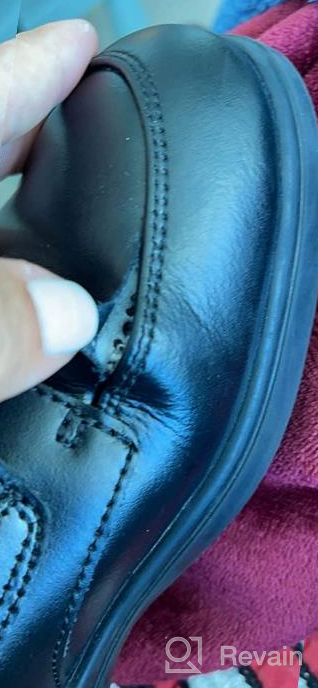 img 1 attached to 👞 Hush Puppies Gavin Boys' Uniform Dress Shoes review by Satish Tegan