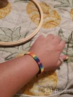 img 1 attached to Nanafast Rainbow Handmade Bracelet: Show LGBTQ Pride with Adjustable Size Friendship Wristband for Gay & Lesbian review by Travis Chavis
