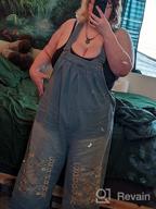 картинка 1 прикреплена к отзыву YESNO P91 Женский джинсовый комбинезон на бретелях: повседневные юбки-сарафан с потертой вышивкой в стиле бойфренда. от David Sidman