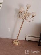 img 1 attached to Add Glamour To Your Event With The VINCIGANT Gold Floor Candelabra Centerpiece - 47.25 Inches Tall With 5 Candles review by Micheal Chaplain