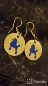 img 5 attached to 🐩 LBSBO Elegant Poodle Earrings: Perfect Sorority Gift 1922