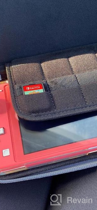 img 1 attached to Protective Switch Lite Case By Tomtoc - Slim Carrying Sleeve With Game Cartridge Storage, Original Patent And Military-Grade Protection For Nintendo Switch Lite In Turquoise review by Dean Locke