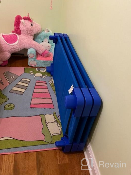 img 1 attached to Pack Of 6 Heavy Duty Children'S Daycare Cots For Preschoolers With Sheets - 52"L Stackable Cots For Sleeping, Resting, And Naptime - SPG-021-5-CS, Blue review by James Hardin