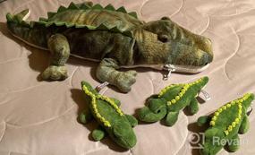 img 7 attached to Get Your Cuddle On With PREXTEX Plushlings Crocodile And Baby Crocodiles Playset