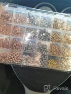 img 1 attached to 1740 PCS 8 Styles Spacer Beads Kit For Jewelry Making In Gold, Silver, And Rose Gold By ARTDOT review by Dave Hess