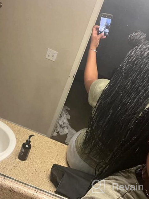 img 1 attached to 18 Inch Senegalese Twist Crochet Hair: 8 Packs Of 35 Stands/Pack For Black Women With Small Crochet Braids, Hot Water Setting, And Natural Ends - Perfect Crochet Braiding Hair For Stunning Looks! review by Byron Howell