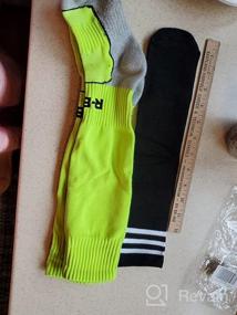img 7 attached to Молодежные футбольные и спортивные носки AnjeeIOT: качественные, удобные и прочные спортивные носки для детей 5-10 лет