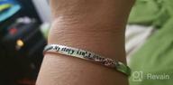 img 1 attached to MAOFAED My Story Isn't Over Yet Semicolon Bracelet for Mental Health Awareness, Depression, Suicide - Inspirational Jewelry for Continuing the Journey review by Kelly Jones