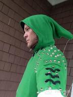img 1 attached to Get your Link on with Ya-cos Cosplay Hooded Hyrule Warriors Jacket – Green Zipper Coat review by Antonio Fox