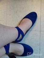 img 1 attached to DailyShoes Women'S Pointed Toe Ankle Strap Slip-On Flats - Comfy And Casual review by David Ocampo